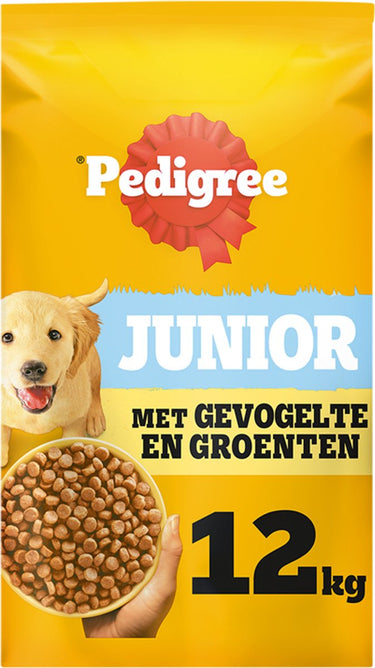 Pedigree hondenbrokken - junior - gevogelte en groenten - 12kg