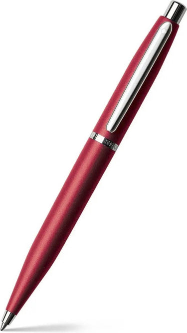 Sheaffer balpen - vfm e9403 - excessive red nickel plated - sf-e2940351