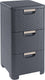 Curver style ladesysteem - 3x14 liter - antraciet