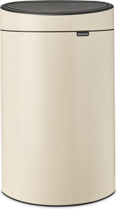 Brabantia touch bin prullenbak - 40 liter - soft beige