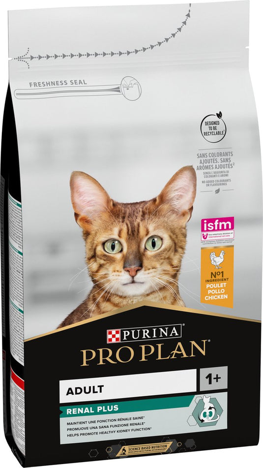 Pro plan adult renal plus -katten droogvoer - kip - 1,5 kg