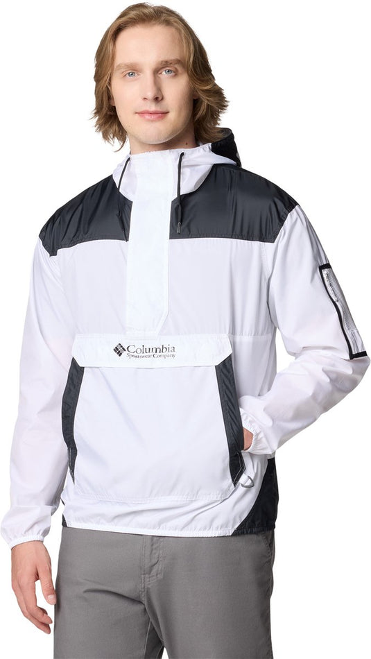 Columbia challenger™ ii windbreaker men's outdoorjas - white, black - maat xl