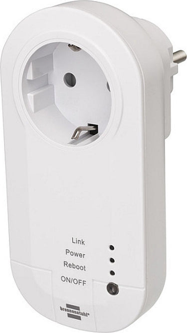 Brennenstuhl â®connect smart plug met 433 mhz zender wa 3600 lrf01 433 (slimme stekker 2.4 ghz compatibel met alexa, google assistant en zelflerende â® 433 mhz apparaten )