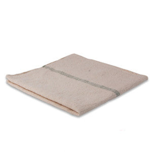 Wecoline weco dweil 60x80cm groene streep niet geruwd (10 stuks)
