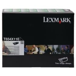 Tonercartridge lexmark t654x80g zwart