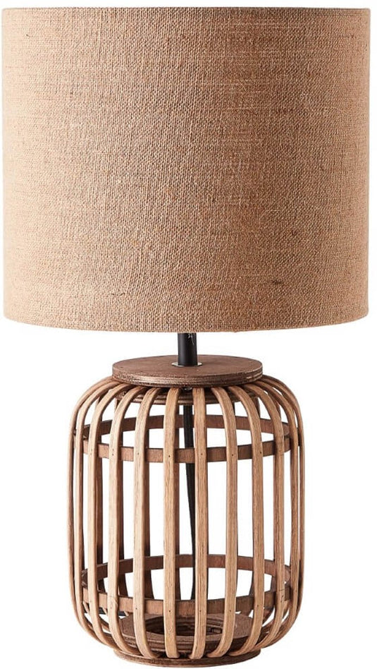Brilliant woodrow - tafellamp - e27 max 1x52w - nature