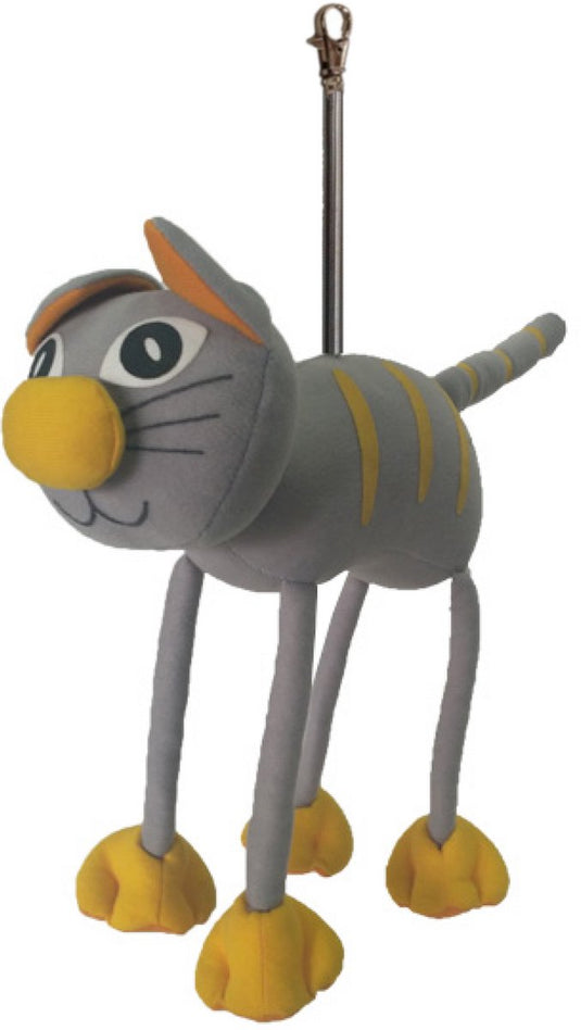 Jumpers wiebeldier aan veer - kat - poes
