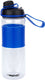 Avento drinkfles twisted - 0.6 liter - kobalt zwart transparant - 0,60 l