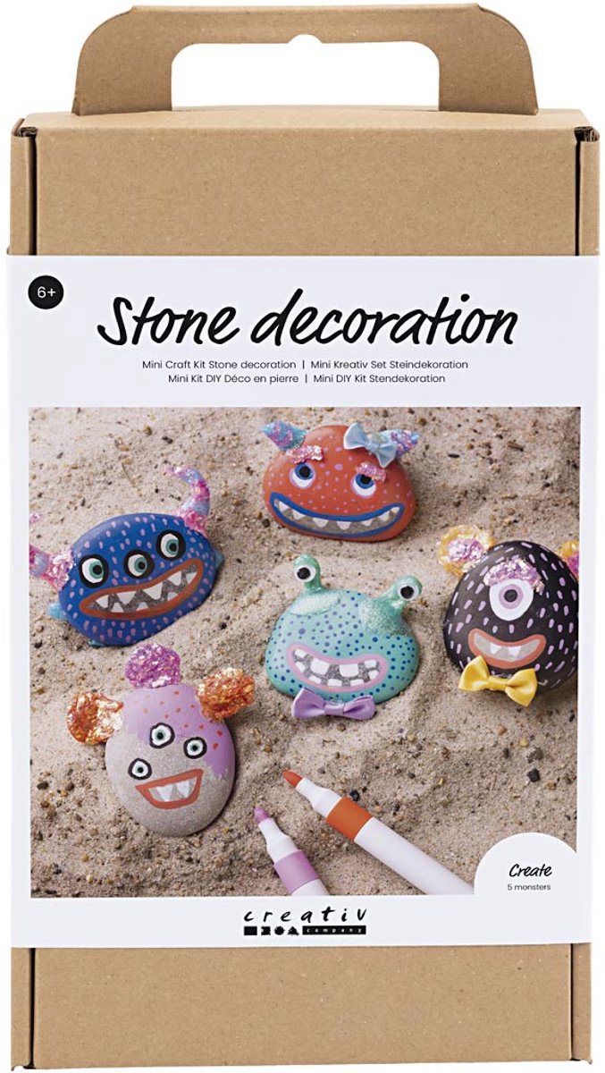 Load image into Gallery viewer, Creativ company hobbyset steendecoratie knutselset
