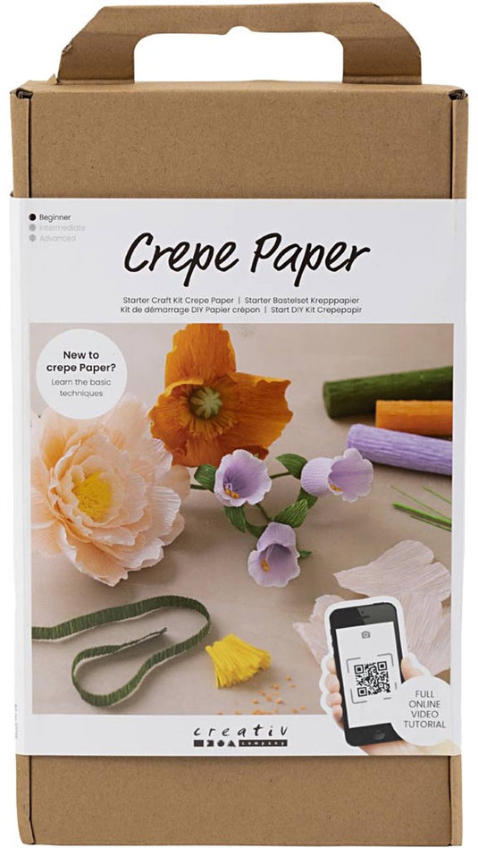 Creativ company https: www.cchobby.nl starter-hobbyset-crepepapier-diverse-kleuren-1-doos