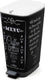 Kis chic bin coffee menu prullenbak - 50 l - zwart