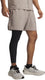 Under armour ua tech woven wordmark short-brn heren sportbroek - timberwolf taupe - zwart