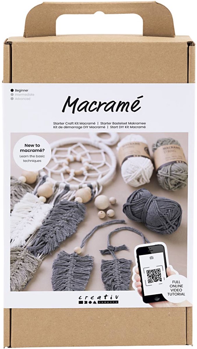Load image into Gallery viewer, Creativ company macrame ontdekken kit
