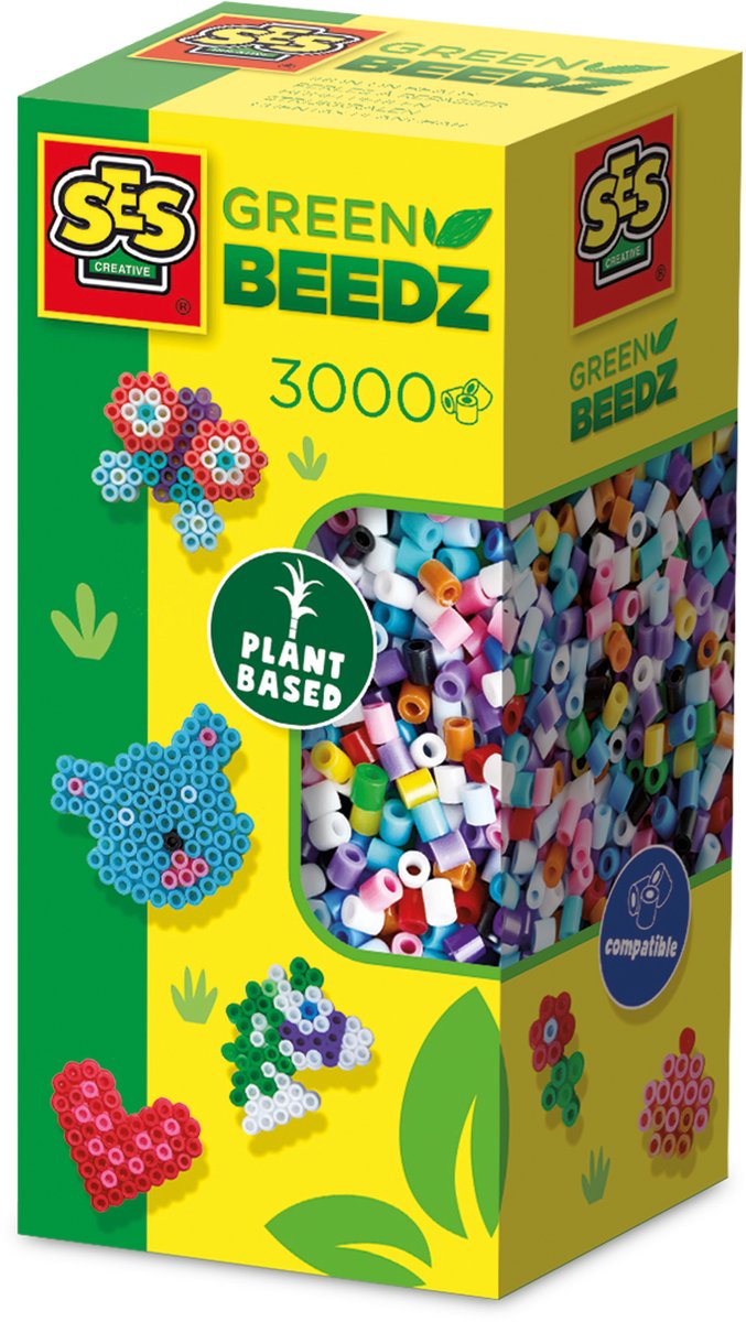 Load image into Gallery viewer, Ses creative ses green beedz - strijkkralen mix 3000
