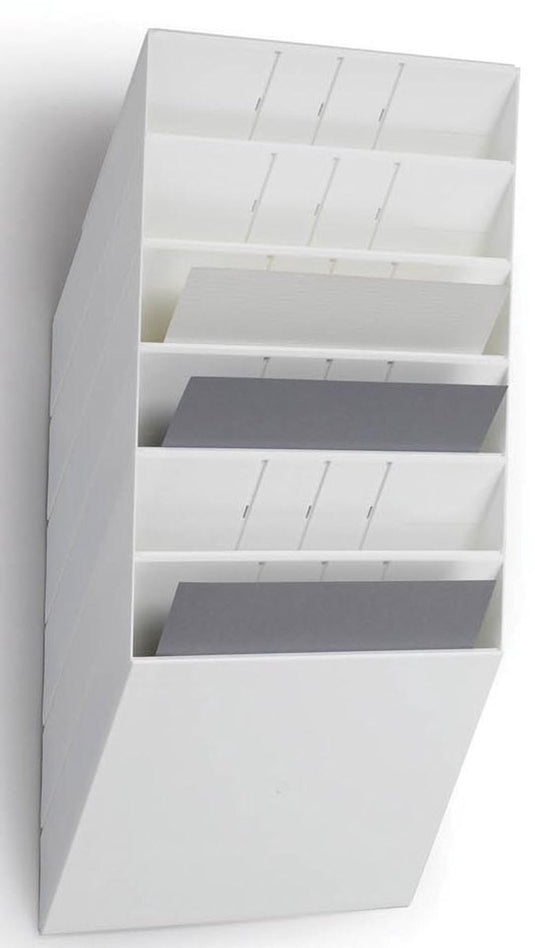 Durable folderhouder flexiboxx 6 a4 landscape wit