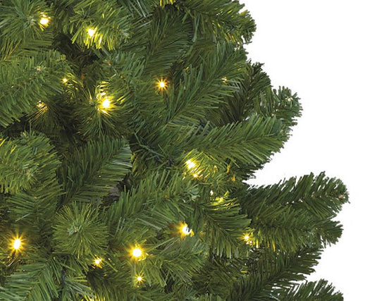 Everlands kunstkerstboom imperial pine 210cm hoog verlicht met 380 geintegreerde warmwitte led lampjes