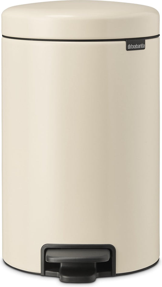 Brabantia newicon prullenbak - 12 liter - soft beige
