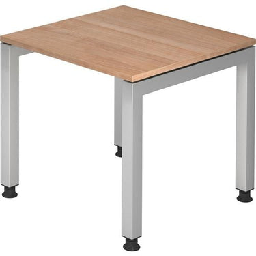 Bach hammerer in hoogte verstelbaar bureau j series walnoot 800 x 680 mm