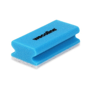 Wecoline weco schuurspons met grip blauw wit 142x70x45 mm (10 stuks)