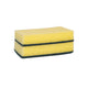 Wecoline weco schuurspons geel groen 150x90x30 mm (10 stuks)