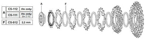 Campagnolo tandkrans 16a