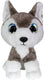Lumo stars pluche knuffel wolf wolfgang 15cm - zachte knuffel speelgoed.