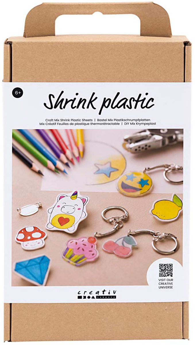 Load image into Gallery viewer, Creativ company http: www.cchobby.nl creatieve-box-krimpfolie-vellen-accessoires-1-doos
