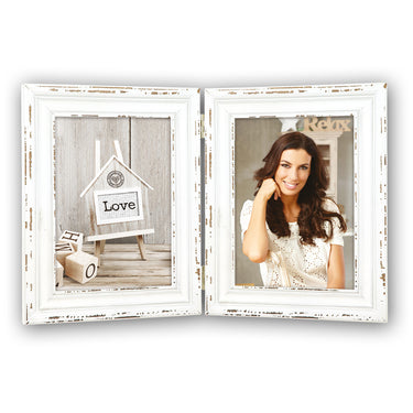 Zep houten 2-luik fotolijst sy857 saint michel 2x 13x18cm
