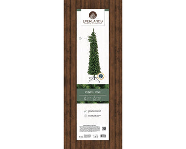Decoris everlands kunstkerstboom pencil pine h210cm diameter 60cm