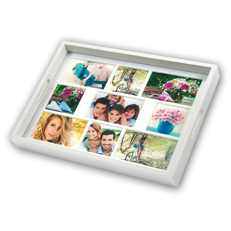 Load image into Gallery viewer, Zep foto dienblad white w006 voor 9 foto's
