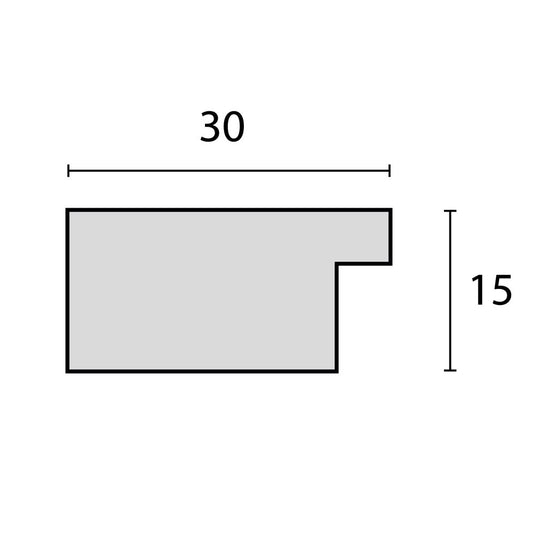 Zep fotolijst v21571 nelson 1 black 13x18 18x23 cm