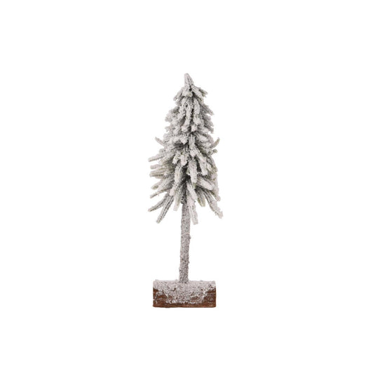Decoris kunstkerstboom mini met sneeuw op stam ã˜15xh45cm