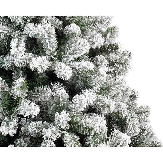 Everlands kunstkerstboom imperial pine besneeuwd 120cm hoog diameter 81 cm
