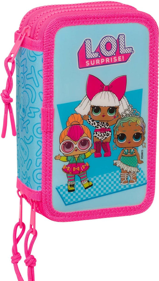 L.o.l. surprise! lol surprise! gevuld etui, divas - 36 stuks - 19,5 x 12,5 x 5,5 cm- polyester