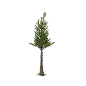 Decoris kunstkerstboom mini op stam ø18xh45cm