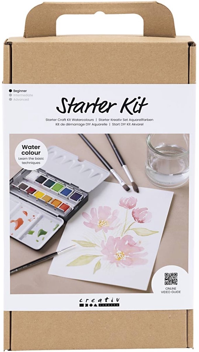 Load image into Gallery viewer, Creative company creativ company startersset leren aquarellen
