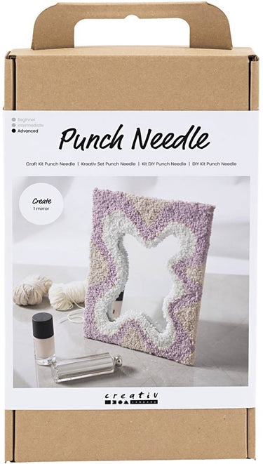 Creativ company https: www.cchobby.nl hobbyset-punch-needle-spiegel-pastelkleuren-1-doos