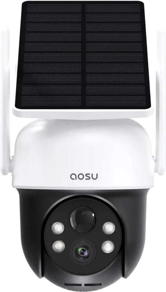 Aosu solarcam d1 classic - beveiligingscamera - 2k beeld - 2-weg audio - 360° zicht ai tracking