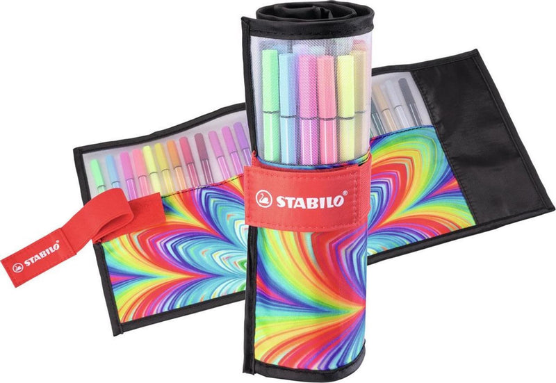 Load image into Gallery viewer, Stabilo pen 68 viltstiften rollerset arty etui a 25
