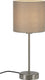Briloner - fabric - tafellamp - incl. aan uit schakelaar - e14 - 25 w - taupe - metaalweefsel
