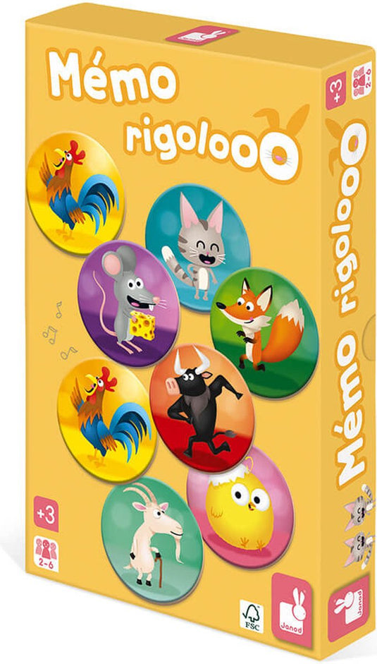 Janod - memoryspel - rigolooo