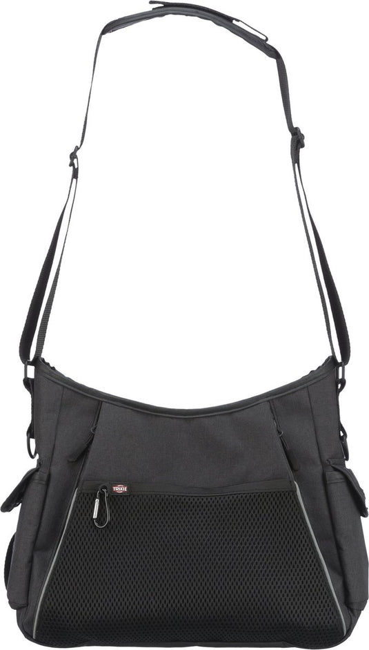 Trixie - uitlaat- en dummytas - antraciet - 34x9x29 cm