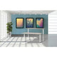 Zit-sta bureau schaffenburg lectro basic 160x80 eik wit