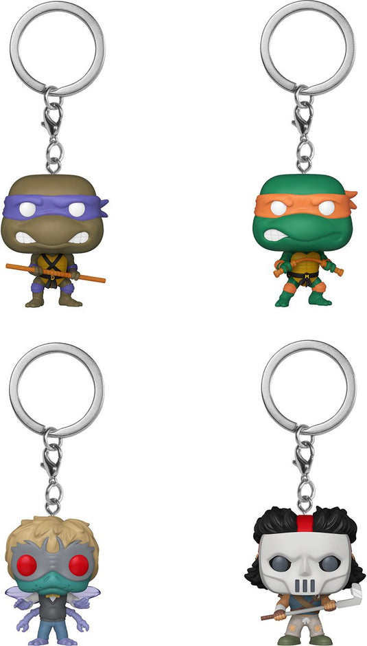 Funko pop keychain: tmnt- 12pc pdq (blind)