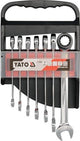 Yato - ringsteeksleutelset - ratelsleutel - 10-19mm - 72 tanden