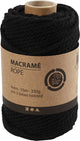 Creativ company macramékoord 4 mm 55 m zwart