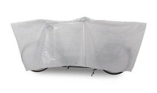 Vk fietsbeschermhoes (55) tandem wit