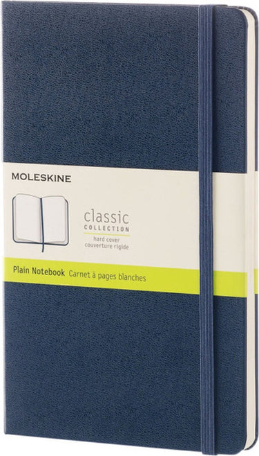 Moleskine classic notitieboek - pocket - hardcover - blanco - saffier blauw