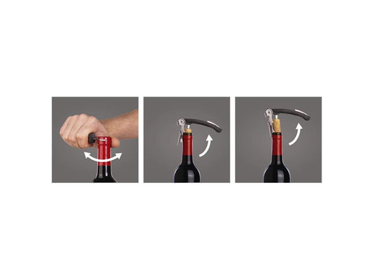 Vacu vin dubbele kurkentrekker