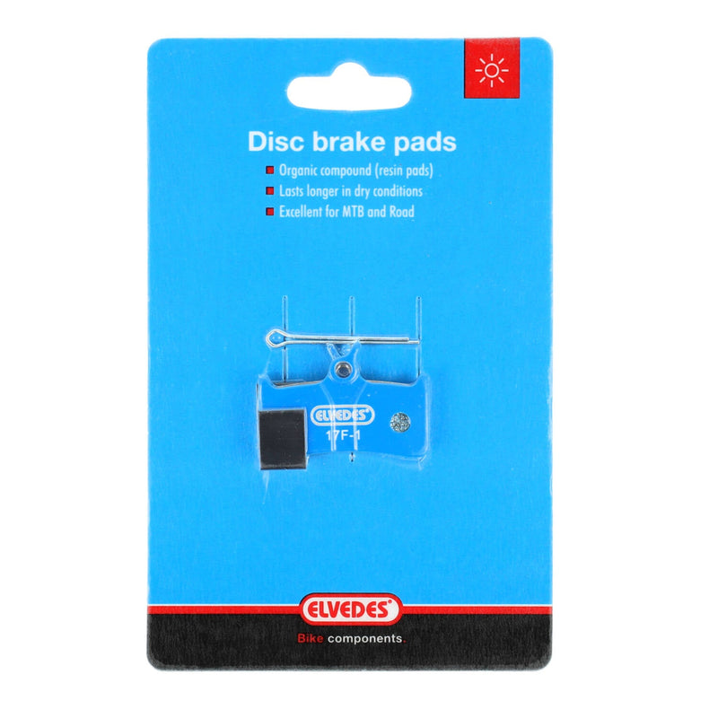 Load image into Gallery viewer, Elvedes cable systems bv elvedes 6853 disc brake pad compatible with shimano xt grimeca system 8 hope mono 4 sram
